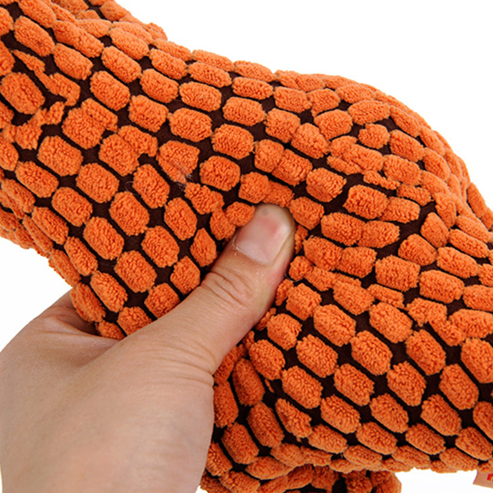 Interactive Dinosaur Dog Toy – Squeaky Plush Chew Toy for Large & Small Dogs