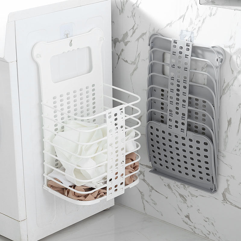 Foldable Laundry Basket with Handle – Clothes & Toy Storage Organizer
