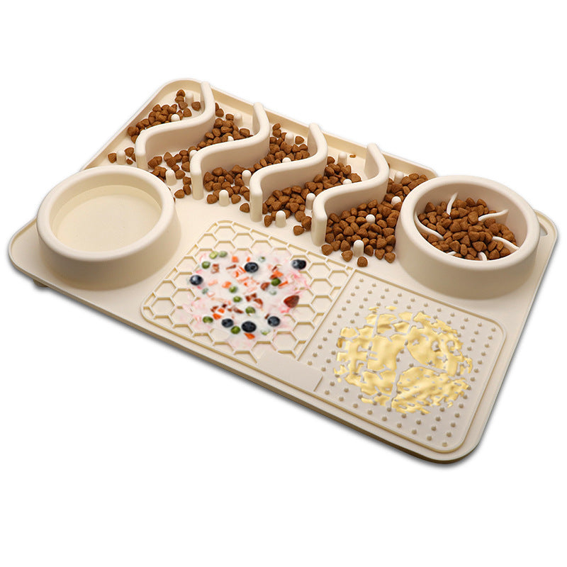 Non-Slip Dog Lick Mat – Calming Slow Feeder Pad for Anxiety
