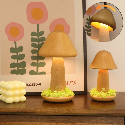 Twisted Mushroom Night Light for Cozy Bedroom Vibes