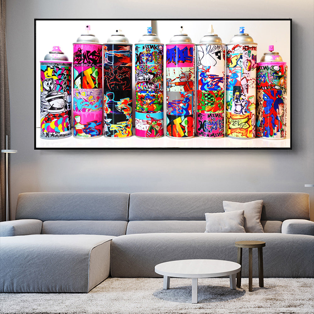 Modern Canvas Wall Art Posters – Street Art Print for Home Living Room Bedroom Decor