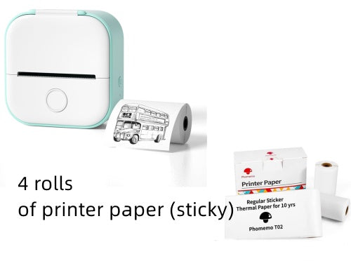 Mini Label & Photo Printer – Easy, Quick, Portable