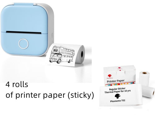 Mini Label & Photo Printer – Easy, Quick, Portable
