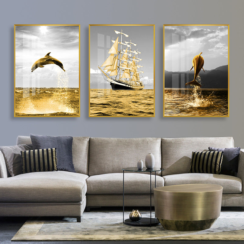 Luxury Modern Abstract Art – Canvas Painting for Stylish Living Room Home Upgrade