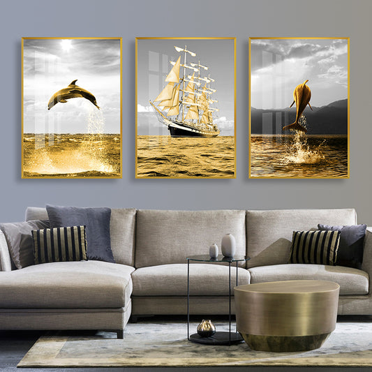 Luxury Modern Abstract Art – Canvas Painting for Stylish Living Room Home Upgrade