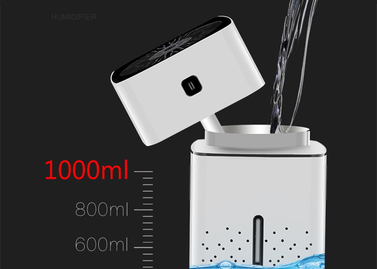 Smart Air Purifier Humidifier – Quiet Cool Mist Air Cleaner for Home & Bedroom