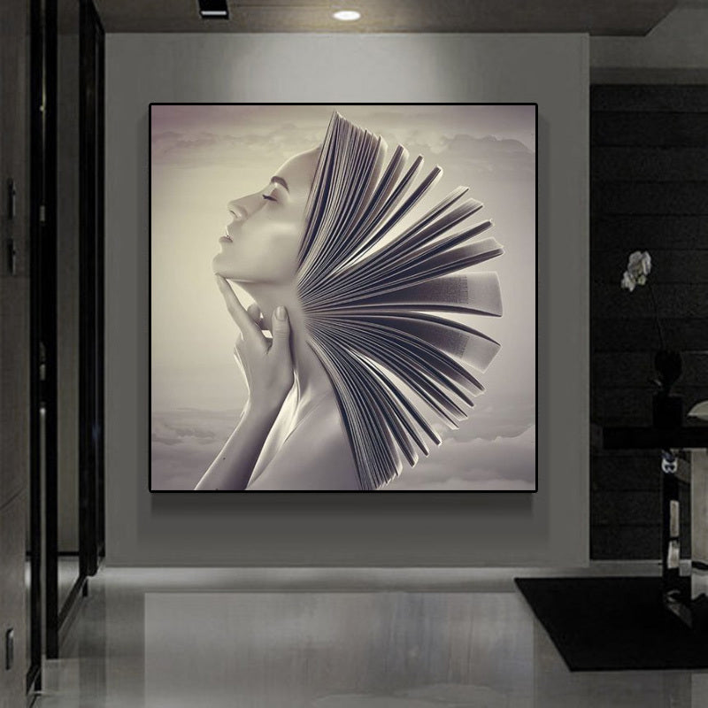 Timeless Beauty Canvas Painting – Stylish Home Décor Accent