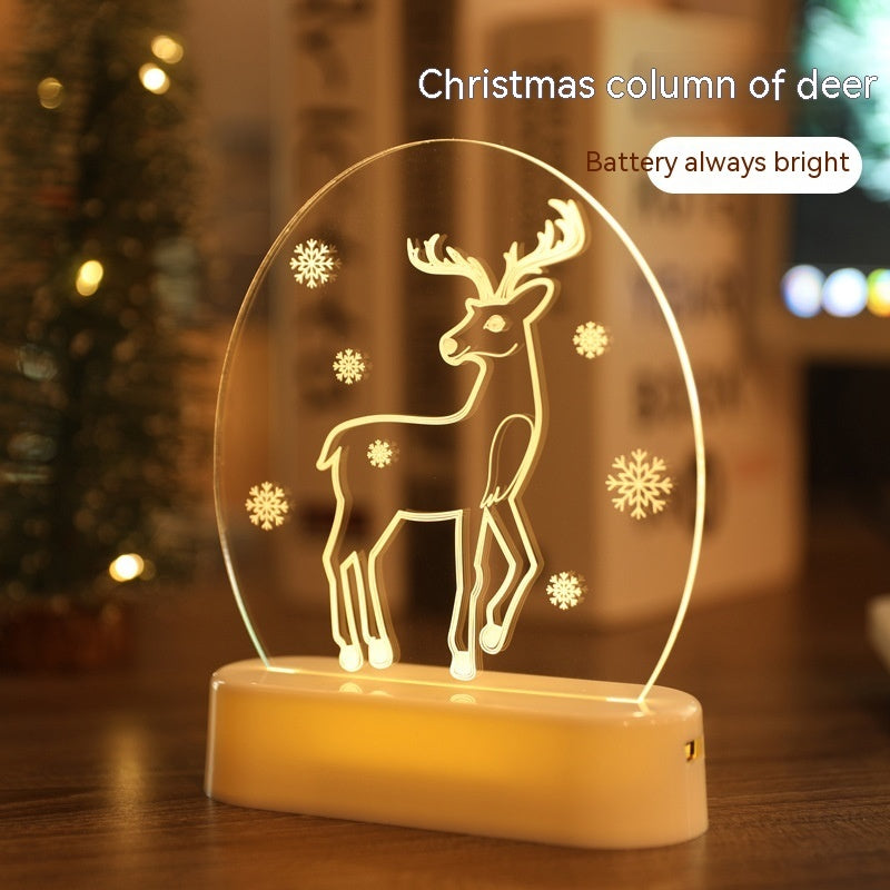 Christmas Atmosphere Night Light – LED Decorative Holiday Home Glow Lamp