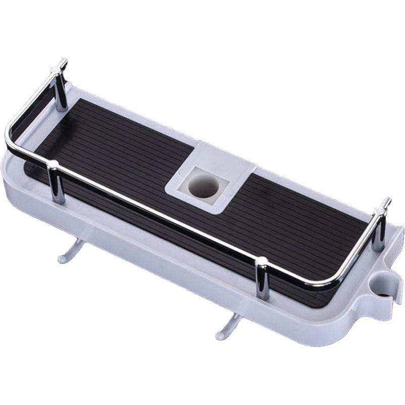No Drill Bathroom Shower Shelf Organizer – Adjustable Punch-Free Storage Rack Basket