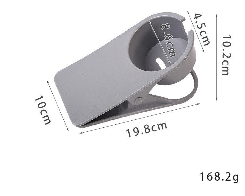 Space Saving Desk Cup Holder Clamp – Spill-Proof Tableside Organizer