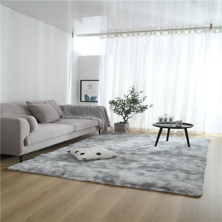 Aesthetic Tie-Dye Rug Carpet – Gradient Soft Floor Mat for Bedroom & Living Room Decor