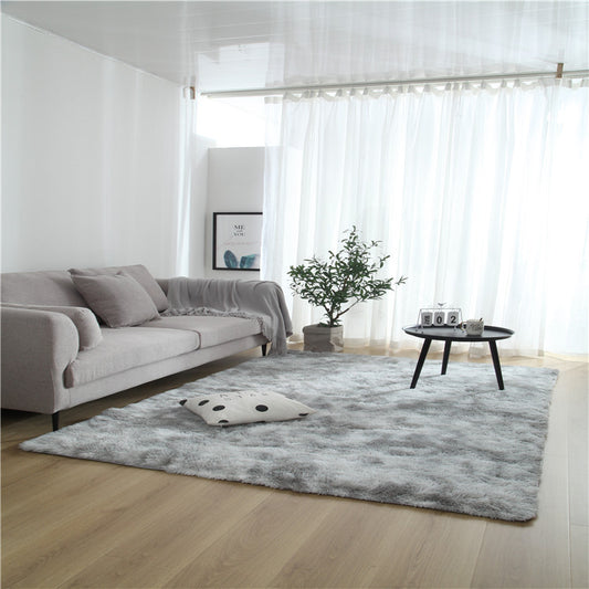 Aesthetic Tie-Dye Rug Carpet – Gradient Soft Floor Mat for Bedroom & Living Room Decor