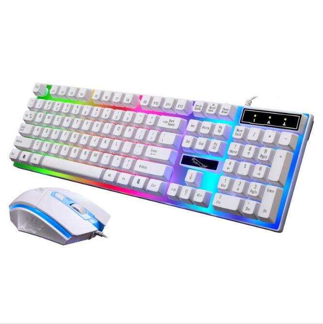 G21 RGB Gaming Keyboard and Mouse Combo – Mechanical Feel Wired Set