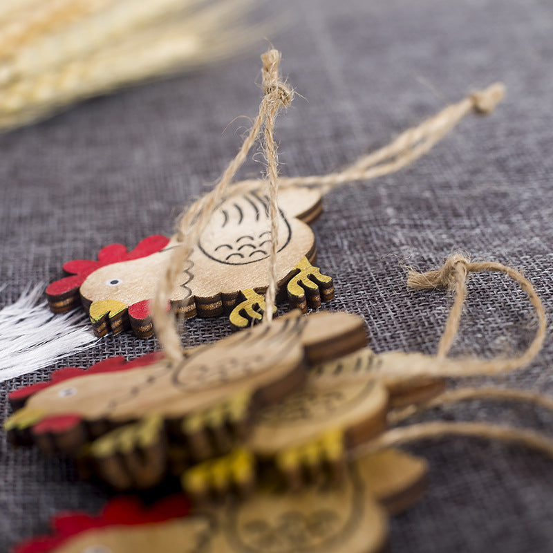 Easter Wooden Hanging Pendant