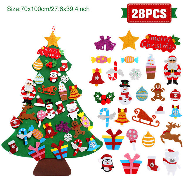 DIY Felt Christmas Tree That Sparks Holiday Cheer