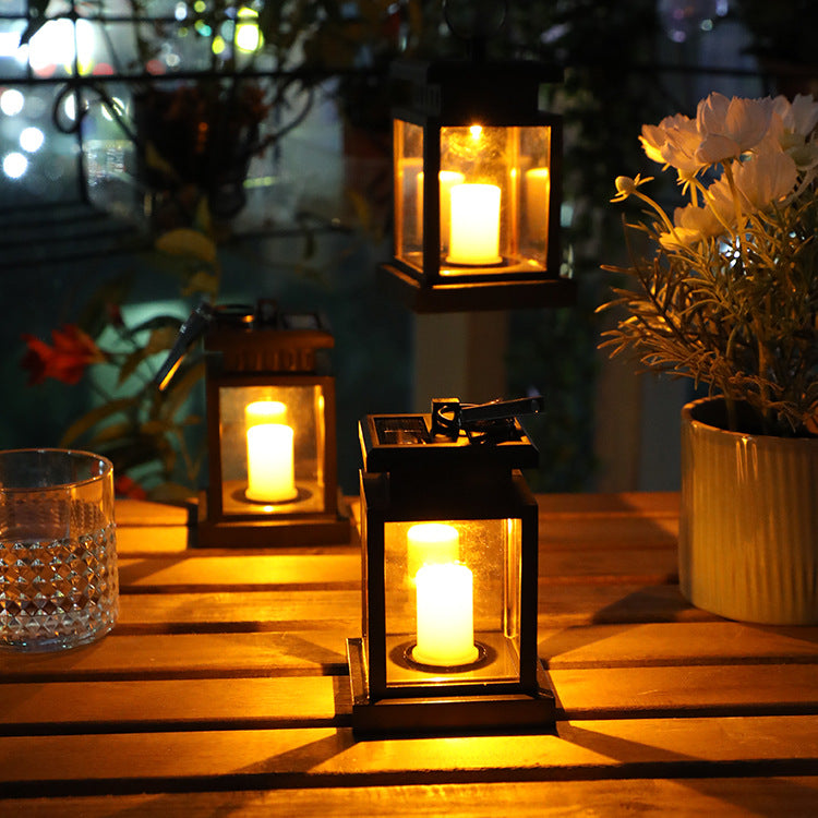 Solar Wind Lamp Outdoor – Hanging Garden Light for Yard, Patio & Balcony Decor