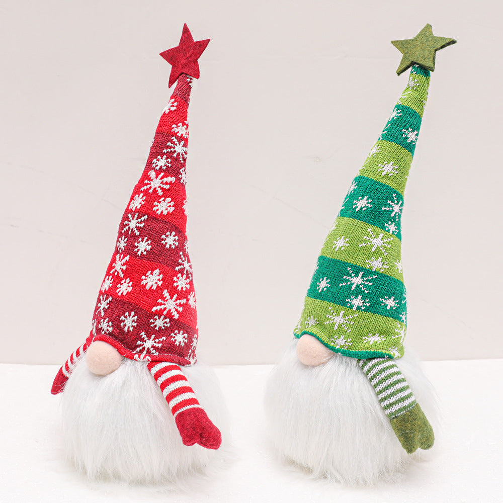 Nordic Christmas Gnome Faceless Plush Doll – Trendy Festive Home Decoration