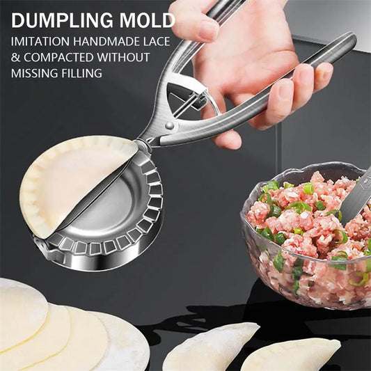 Stainless Steel Dumpling Press Mold – Easy DIY Kitchen Tool for Perfect Dumplings
