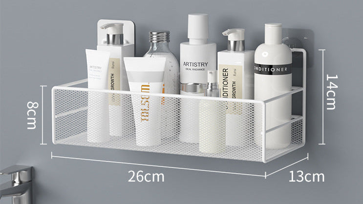 Shower Shampoo Organizer – Wall-Mounted Bathroom Shelf, Easy No-Drill Installation