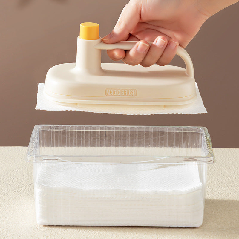 Multi-Surface Scrub Brush – Cleaning Tool for Tile, Glass, Sink & Grout