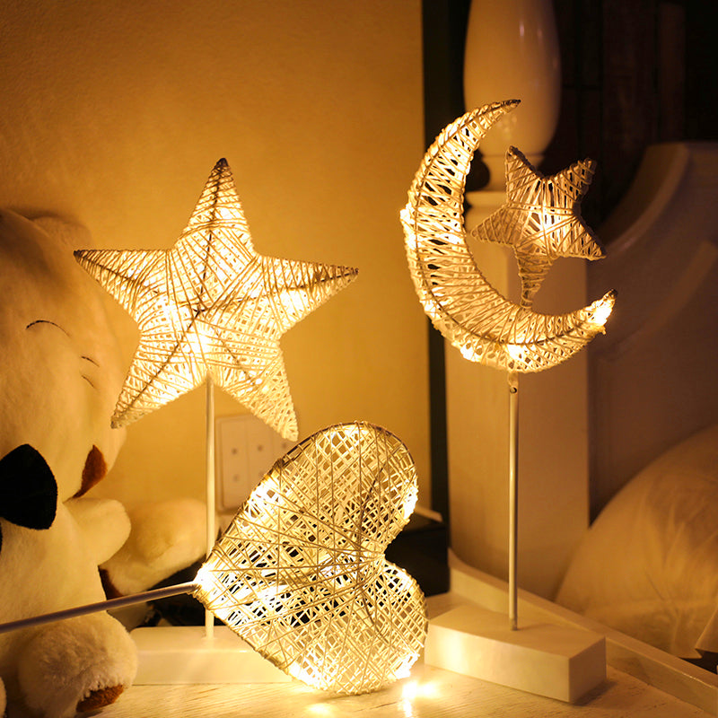 LED Romantic Star Lights – Rattan Ball Fairy String Lights for Cozy Room Decor