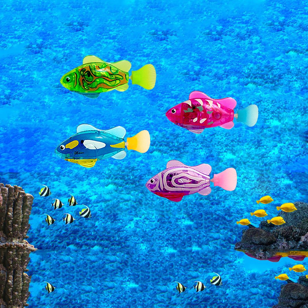 Electronic Cat Fish Toy – LED Light Interactive Play for Happy Cats