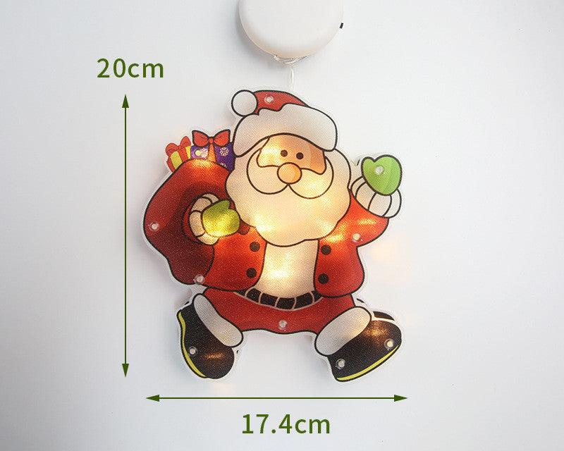 Christmas LED Decoration Lights – Santa Snowman Elk Holiday String Lights for Home Decor