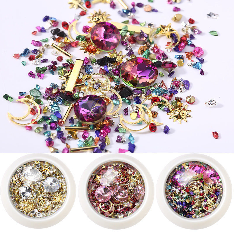 Sparkly Nail Diamonds Rivets – 3D Nail Art Jewelry for Acrylic & Gel Nails