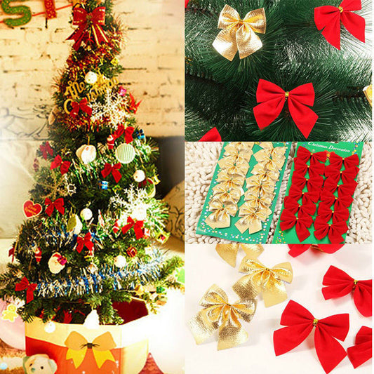 🎀 Festive Christmas Tree Bows – Add Instant Holiday Charm