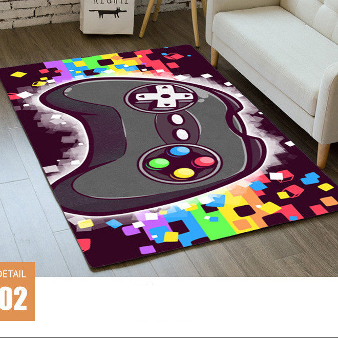 Starry Floor Mat Flannel Rug – Soft Living Room Home Decor Carpet