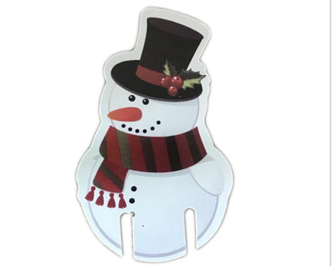 Festive Wine Glass Decor – Christmas Table Setup Accessories (10pcs Set)