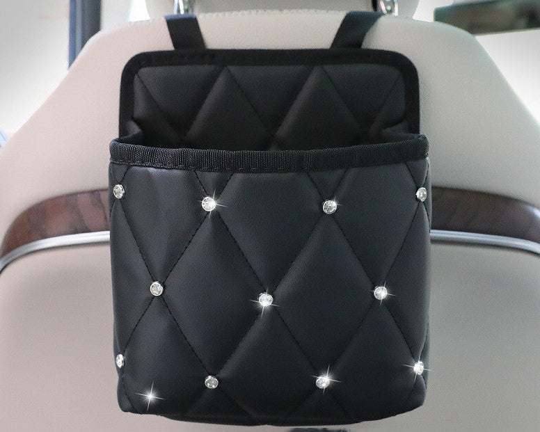 Car Seat Storage Bag – Handbag Holder & Middle Console Organizer