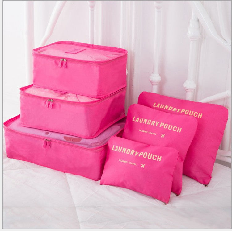 Travel Clothes Organizer Bags Set – 6PCS Packing Cubes for Luggage & Efficient Packing System