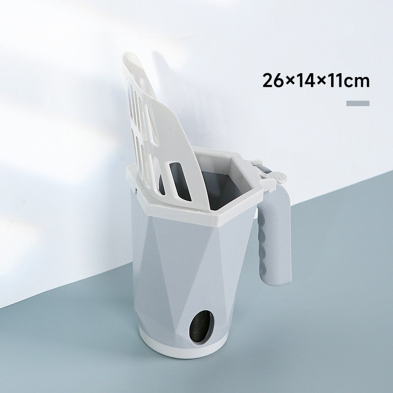 Easy Clean Cat Litter Scoop Self Cleaning Kitty Poop Scooper Pet Sand Box Cleaning Tool