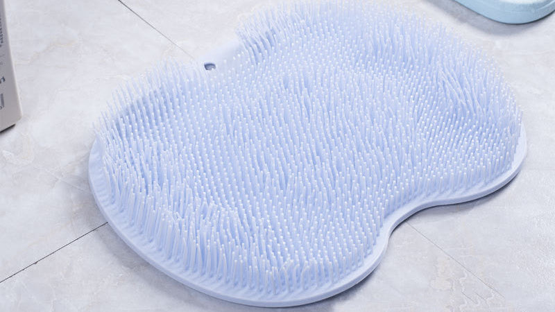Shower Foot Scrubber & Massager – Non-Slip Silicone Bath Brush for Smooth Skin