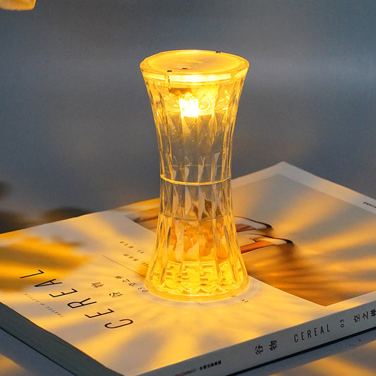 Mini Crystal Table Lamp – Romantic LED Ambient Light for Bedroom, Desk & Cozy Home Decor