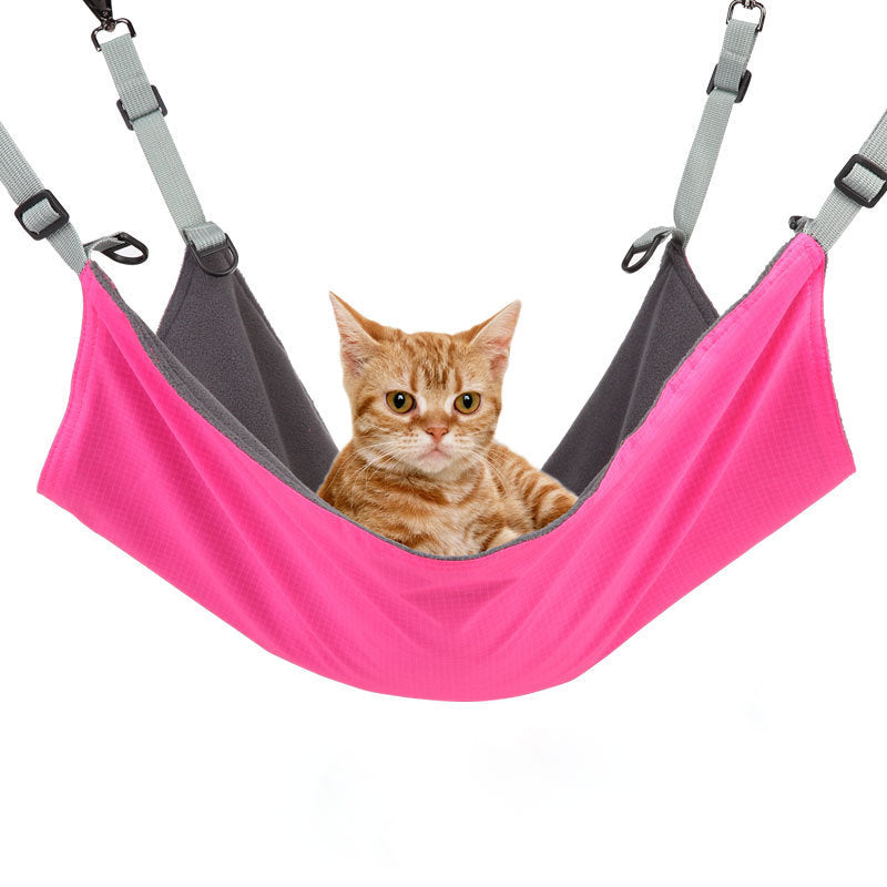 Hanging Cat & Dog Bed – Soft, Cozy Pet Hammock for All Seasons Use