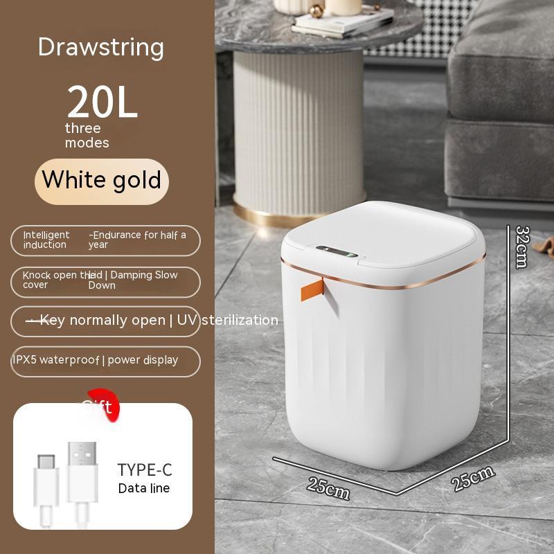 Smart Trash Bin with Lid – Hygienic Living Made Easy