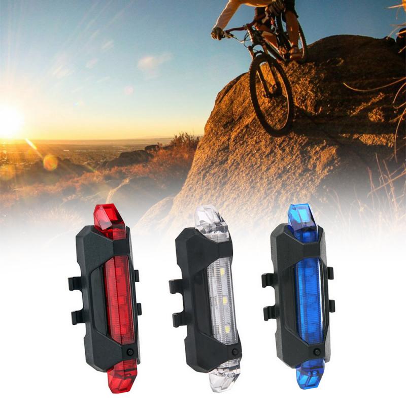 Bicycle Safety Light Set LED USB Rechargeable – Front & Rear Waterproof Lights