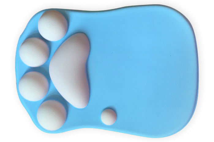 Soft Silicone Cat Paw Mouse Pad – Cute Wrist Cushion for Gamers and Students