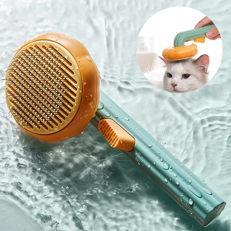 Pet Grooming Comb – Steel Wire Hair Removal Brush for Cats & Dogs