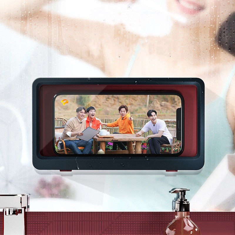 Anti-Fog Wall-Mounted Phone Case – Keep Devices Safe in Bathroom