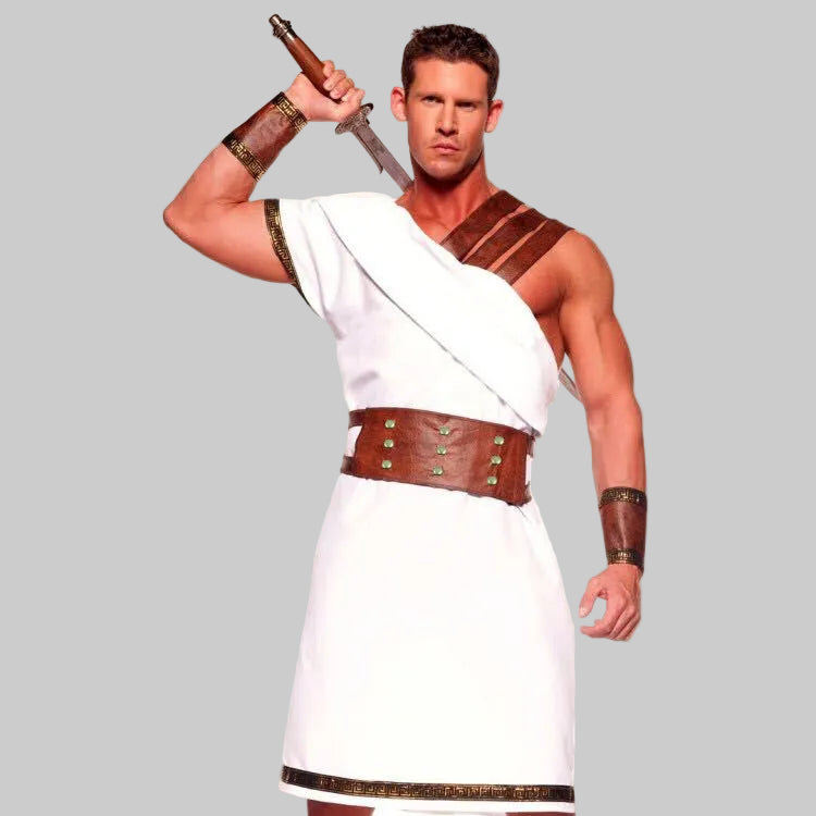 Roman Empire Costume – Medieval Gladiator Cosplay Outfit for Party & Events