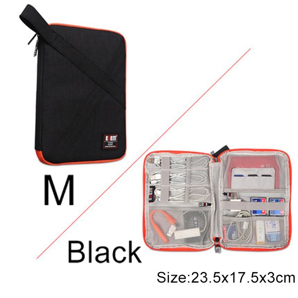 Travel Gadget Organizer Case – Cable Storage Bag for Phone Chargers & Tech Accessories