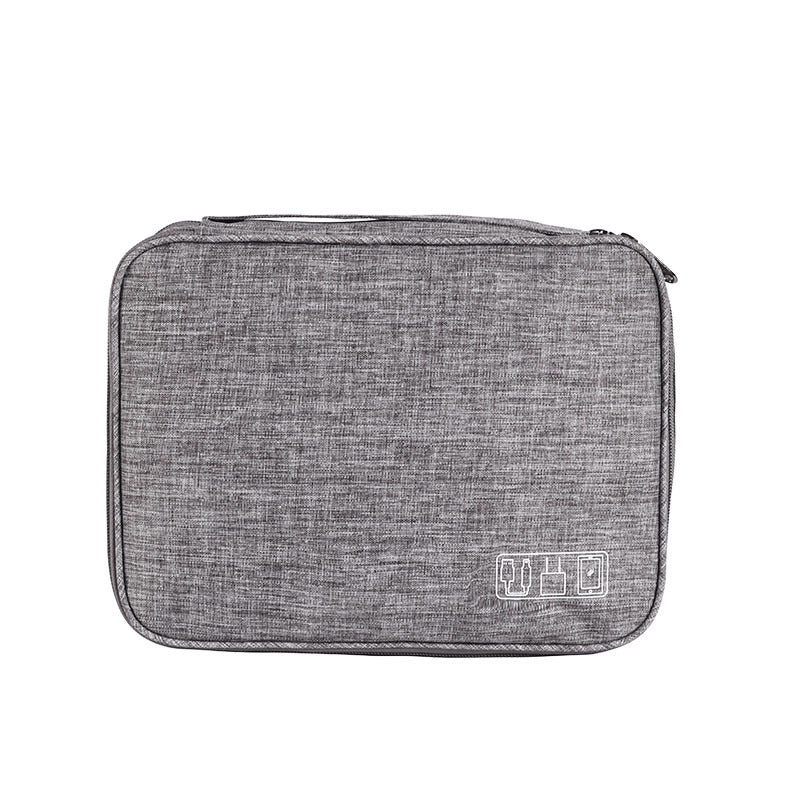 Compact Electronics Organizer Bag – Travel Cable Case for Chargers, Headsets & Accessories
