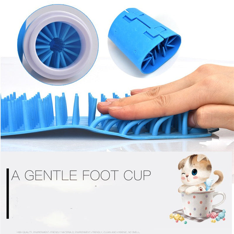 Silicone Pet Paw Washer – Dog Foot Cleaner Cup for Quick Mud & Dirt Removal