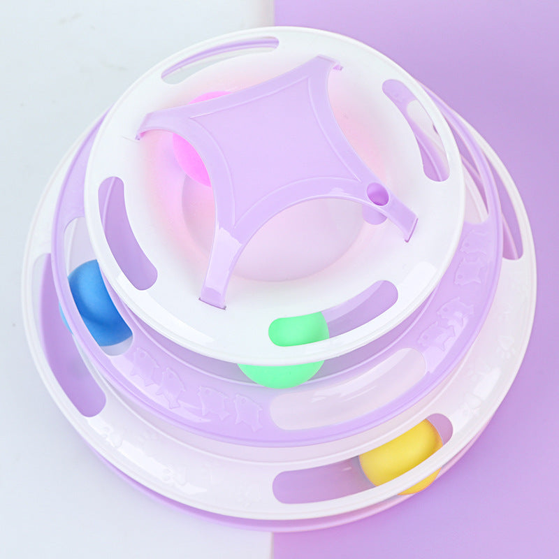 Cat Toy Ball Interactive Kitten Toy Anti Stress Fun Pet Play Toy