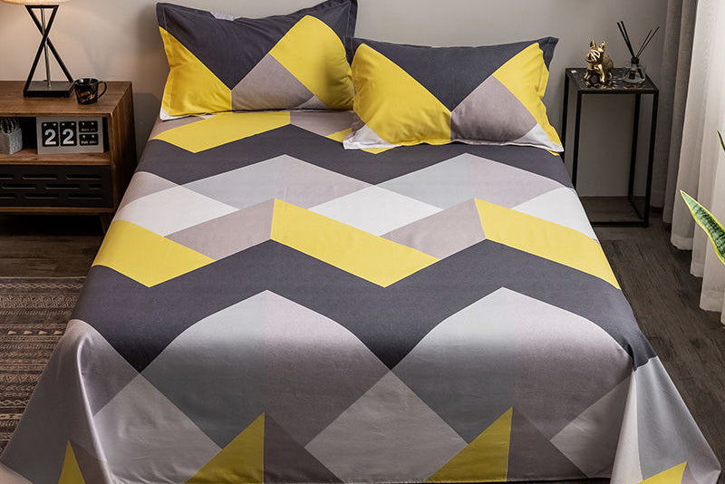 Budget-Friendly Cotton Bed Sheets – Soft Washed Bedding Set for Dorm & Hostel Use