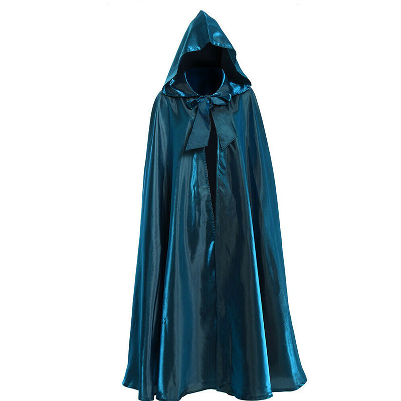 Medieval Fantasy Wizard Robe – Halloween Cloak Costume for Cosplay & Events