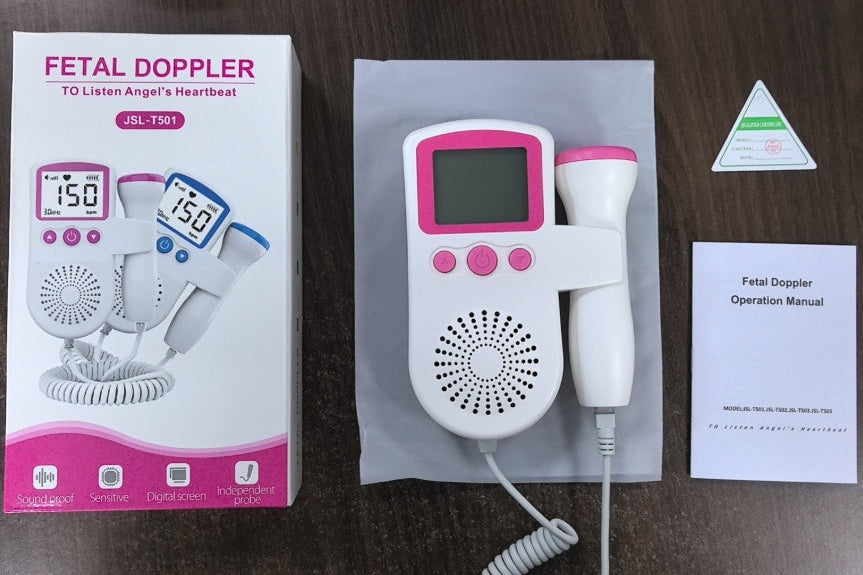 Fetal Heartbeat Monitor – Pregnancy Baby Doppler for Home Use